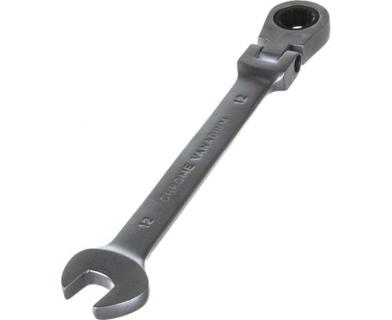 Гаечный комбинированный ключ с трещоткой КВАЛИТЕТ 12 мм ККТ-12Ш 6656136 – изображение 2