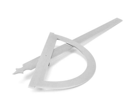 Угломер Калиброн нониусный 0-180гр. 300х500мм, 1гр. транспортир ГРСИ №83810-21 1032781 – изображение 3