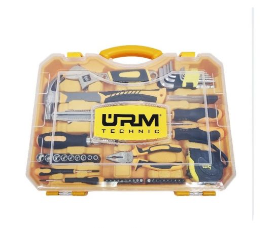 Универсальный набор инструментов URM Technic 50 предметов, в кейсе HT0102 – изображение 4