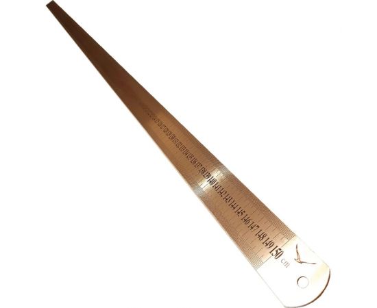 Металлическая линейка Буревестник с двусторонней шкалой, 1500x38x1.5 мм 276 – изображение 4