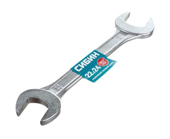 Рожковый гаечный ключ СИБИН 22 x 24 мм 27014-22-24_z01 – изображение 5