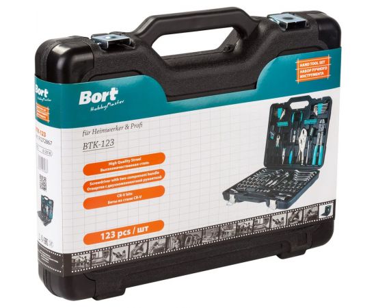 Набор ручного инструмента BORT BTK-123 91272867 – изображение 5