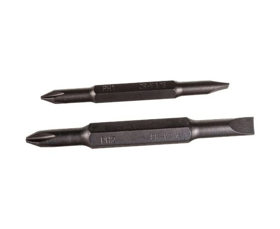 Реверсивная отвертка 6в1 Ladina GREPP SL5/PH1, SL6/PH2, CrV, трехкомпонентная рукоятка 201-025 – изображение 6