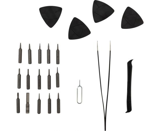 Отвертка с битами для точных работ KRANZ RA-04, сталь S2, 24 предмета KR-12-4754 – изображение 8