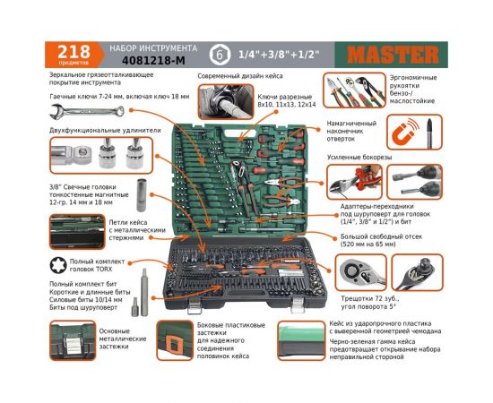 Набор инструмента AIST 4081218-m 218 пред 00-00025549 – изображение 8