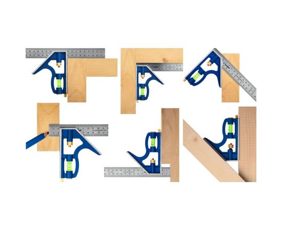 Комбинированный многофункциональный угольник ЗУБР Профессионал 300 мм 3436_z02 – изображение 10