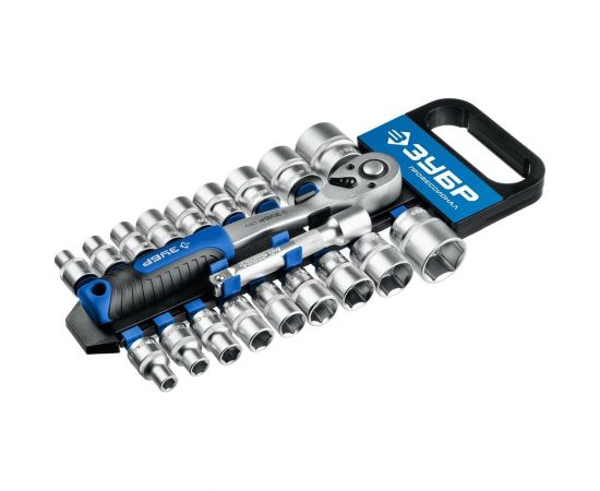 Набор торцовых головок ЗУБР Профессионал ТБ-20 20 предметов 27647-H20_z01 