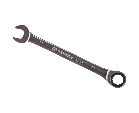 Трещоточный комбинированный ключ 14мм KING TONY 373114M 