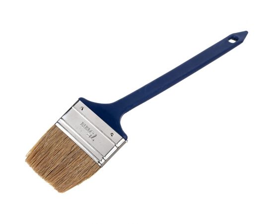 Радиаторная кисть Управдом 75мм, натуральная щетина, пластиковая ручка 4100000605 