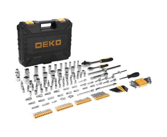 Профессиональный набор инструментов для авто DEKO DKAT150 в чемодане 065-0912 