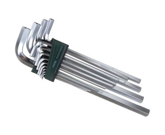 Набор ключей Г-образных 6-гранных экстра длинных 13 предметов ROCKFORCE RF-5137XL 