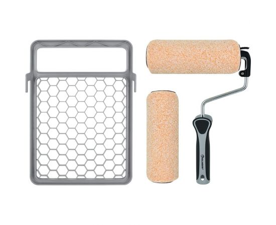 Малярный набор Rollingdog QUICKFIRE валик Super-Micro 180 мм, ворс 9,5 мм 2 шт 70206 