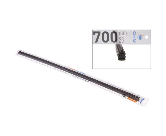 Комплект резинок для бескаркасных щеток 2 шт, 28""/700 мм, 6 мм Climair CLR700 – изображение 2