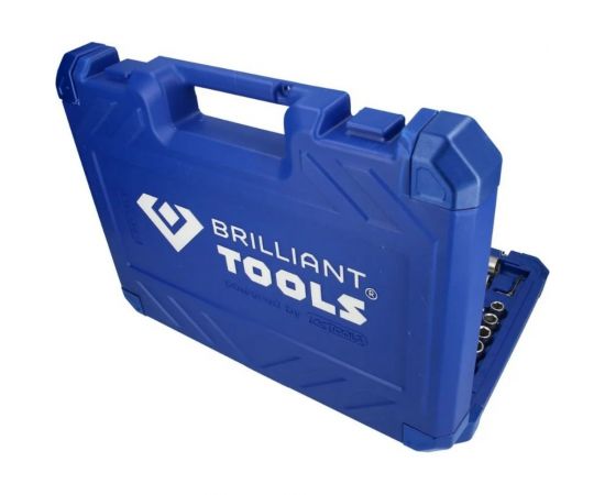 Комплект торцевых ключей Brilliant Tools, 94 шт, 1/4"", 1/2"" BT023094 – изображение 2