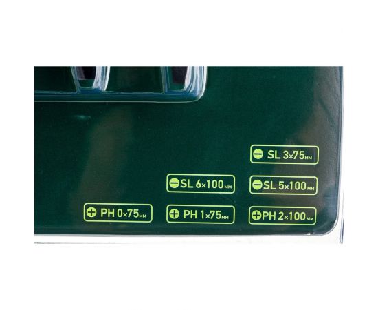 Набор отверток CrV, трехкомпонентные рукоятки, 6шт СИБРТЕХ 13374 – изображение 2