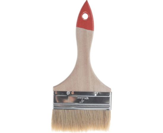 Плоская кисть Шабашка №4 /100 ММ ДЕРЕВ. РУЧКА 108-5040 45985 – изображение 2