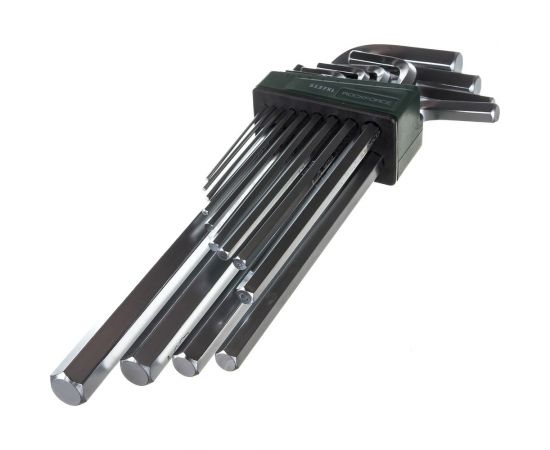 Набор ключей Г-образных 6-гранных экстра длинных 13 предметов ROCKFORCE RF-5137XL – изображение 3