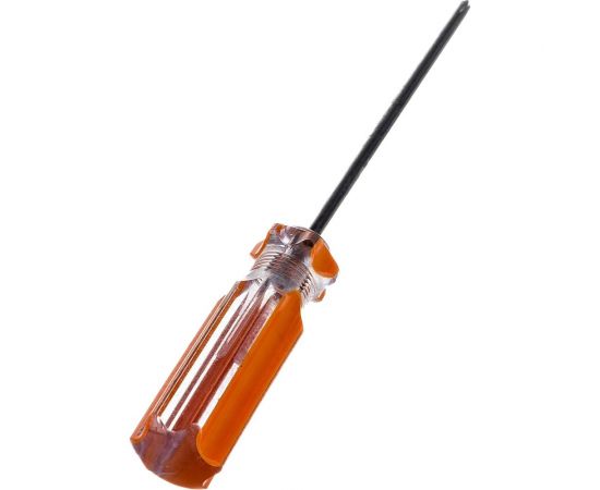 Отвертка TDM крестовая, прозрачная рукоятка, углеродистая сталь, тип PH0x75 мм, серия Гранит SQ1006-2101 – изображение 3