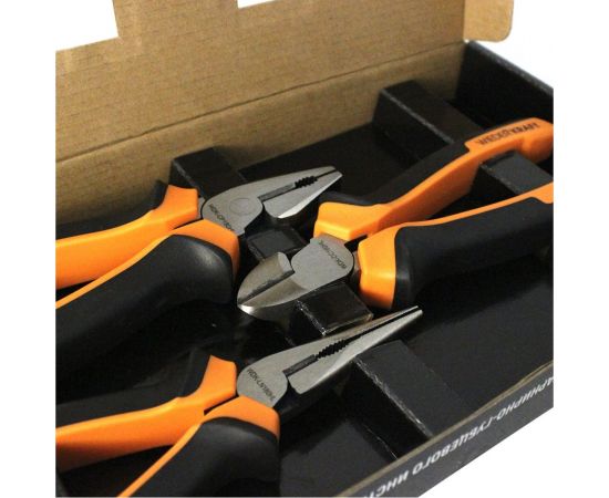 Набор шарнирно-губцевого инструмента WIEDERKRAFT 3 предмета WDK-PHL368 – изображение 3