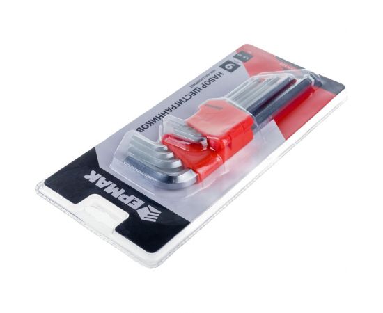 Набор шестигранников ЕРМАК HEX+BallpointHex, 9 шт (1.5-10мм), блистер, JF 2160A 657-172 – изображение 3