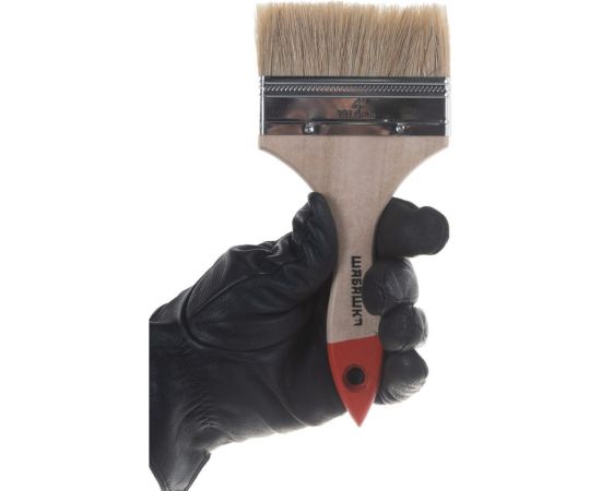 Плоская кисть Шабашка №4 /100 ММ ДЕРЕВ. РУЧКА 108-5040 45985 – изображение 4