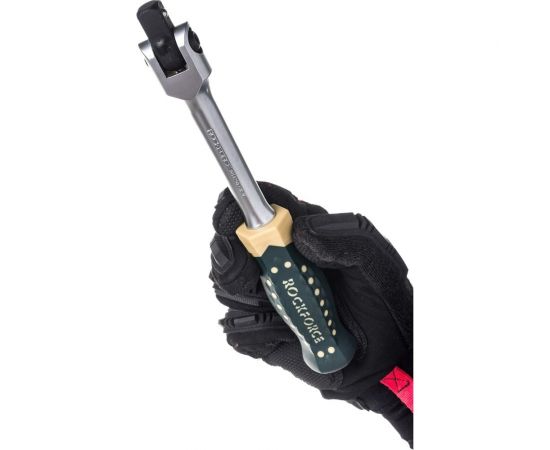 Шарнирный вороток с противоскользящей пластиковой рукояткой 250мм 1/2 ROCKFORCE RF-8014250 – изображение 4