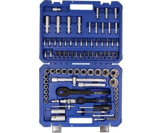 Комплект торцевых ключей Brilliant Tools, 94 шт, 1/4"", 1/2"" BT023094 – изображение 4