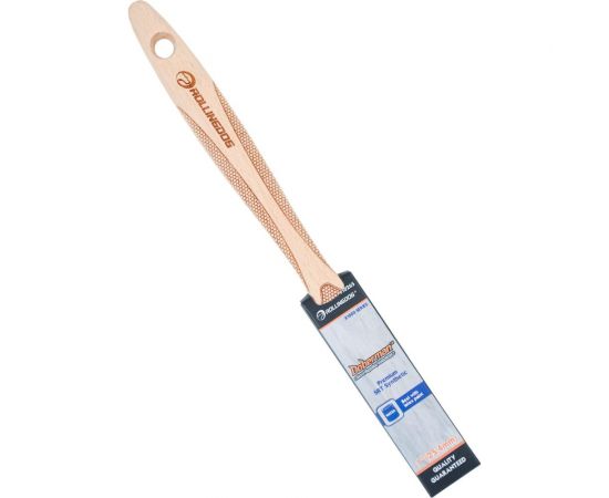 Малярная плоская кисть Rollingdog DOBERMAN X1000 1, 25,4 мм, прямой срез, щетина 100 премиальная синтетическая нить 10265 – изображение 4