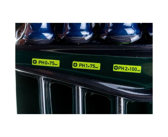 Набор отверток CrV, трехкомпонентные рукоятки, 6шт СИБРТЕХ 13374 – изображение 5