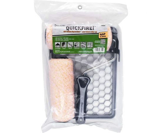 Малярный набор Rollingdog QUICKFIRE валик Super-Micro 180 мм, ворс 9,5 мм 2 шт 70206 – изображение 5