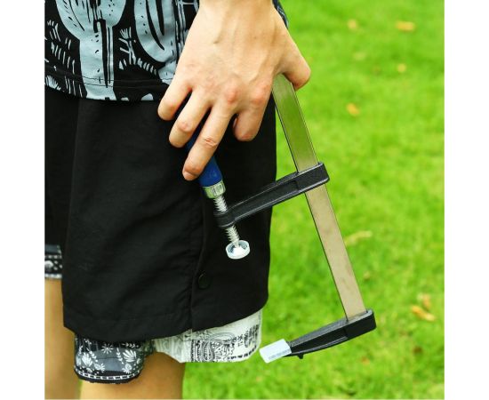 Струбцина DEKO F-образная, 80/300 мм FCL80/300 065-0626 – изображение 6