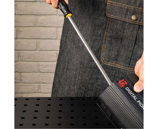 Ударная крестовая отвертка DELI dl627012 со сквозным хвостовиком, PH4x300 мм 104554 – изображение 7