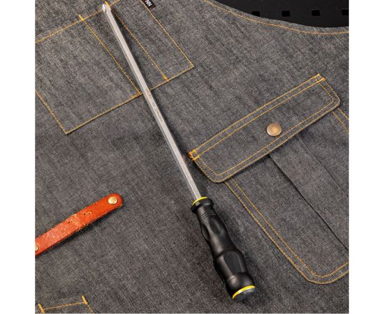 Ударная крестовая отвертка DELI dl627012 со сквозным хвостовиком, PH4x300 мм 104554 – изображение 8