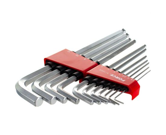 Набор длинных Г-образных ключей с шаром 1,5-12 мм, 11 предметов FORCE 5116XLB 