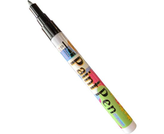 Маркер-краска Flysea по металлу с тонким наконечником Paint Marker FS-177, 0.7 мм, черный FS-177-black 