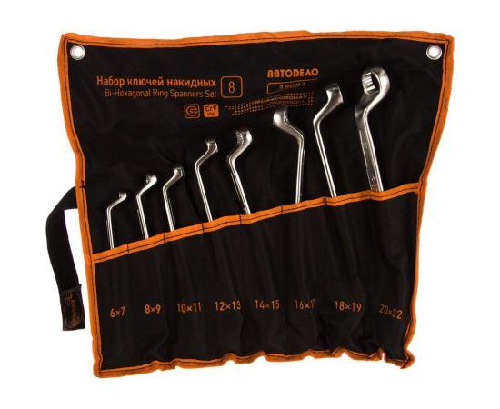 Набор накидных ключей АвтоDело Professional 8 шт. сумка 38081 14292 