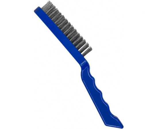 Щетка по металлу vertextools с пластиковой ручкой, 4-ряд 1212-03 