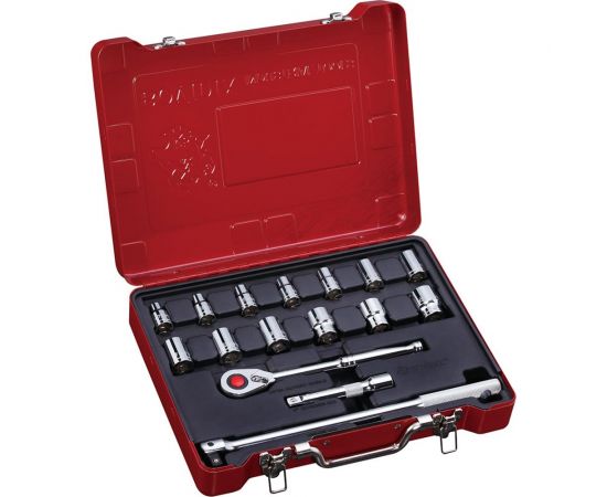 Набор торцевых головок и аксессуаров, 16шт BOVIDIX 380101702 