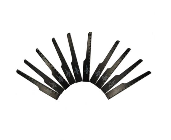 Комплект пилок пневмолобзику 32 зуба, 10 шт Индастриал Тулз ПЛ-32Т 