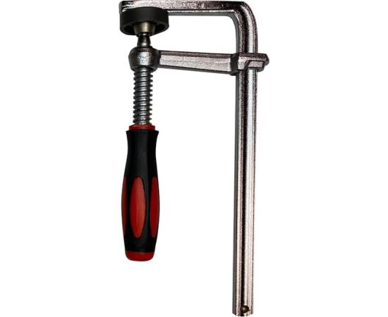 Кованая струбцина WOODWORK F-тип, 160x60 мм, c винтовой рукояткой, для установки в Т-паз HTC-1660 