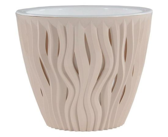 Кашпо bmc Вдохновение КШ5415 пудра, 17х17 см, 2.25 л 057570 