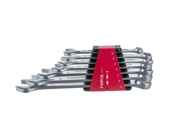 Набор ключей FORCE 7 предметов 10-21мм 5077 