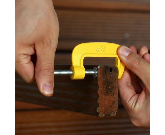 G-образная струбцина DEKO 50 мм GCL50-2, 2 шт 065-0628 – изображение 11