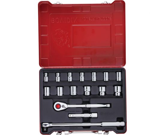 Набор торцевых головок и аксессуаров, 16шт BOVIDIX 380101702 – изображение 2
