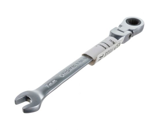 Комбинированный трещоточный ключ Forcekraft c шарниром, 7 мм FK-75707F 51639 – изображение 2