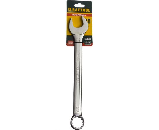 Гаечный ключ Kraftool Expert комбинированный хромированный Cr-V сталь 30 мм 27079-30 – изображение 2