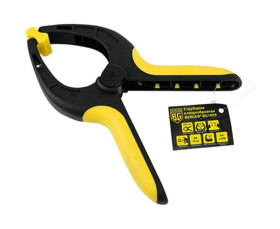 Клещеобразная струбцина Berger BG 205 мм, зажим до 15кг BG1929 – изображение 2