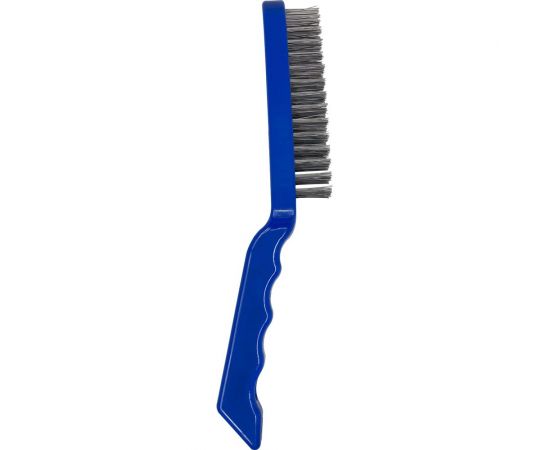 Щетка по металлу vertextools с пластиковой ручкой, 4-ряд 1212-03 – изображение 2