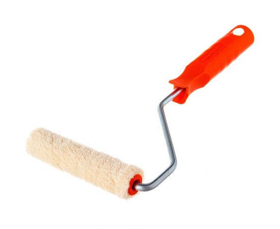 Валик DECOR 100 мм, d 15 мм, бюгель 6 мм, ворс 5 мм, велюр, ручка стандарт mini 903-3110 – изображение 2