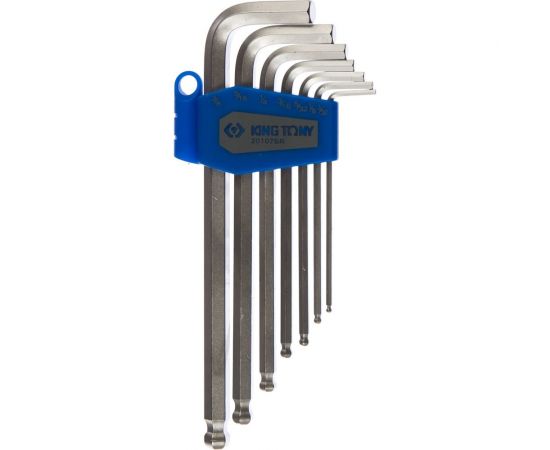 Набор Г-образных шестигранников KING TONY 3/32-3/8 7 предметов 20107SR – изображение 2